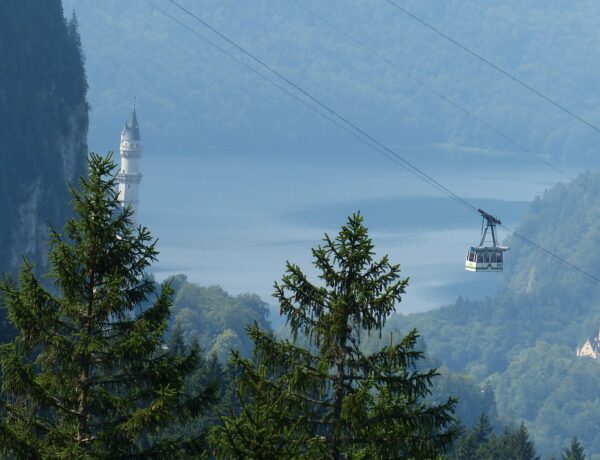 Teleférico de Neuschwanstein - Depois de visitar Neuschwanstein - Imagem de Michael por Pixabay